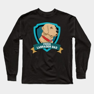 Proud Labrador Dad Long Sleeve T-Shirt